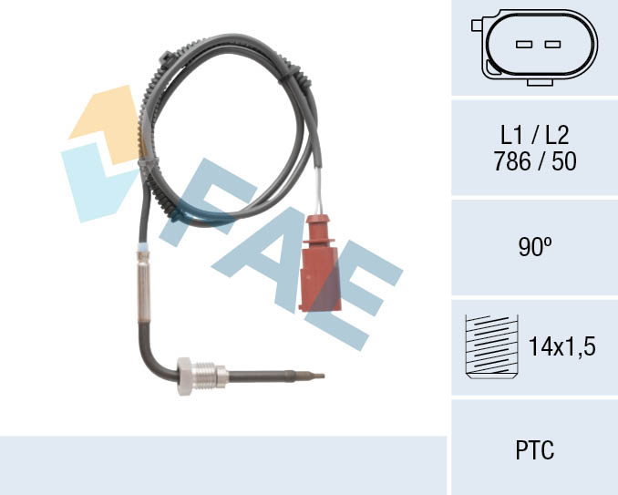 Sensor, exhaust gas temperature (68068)