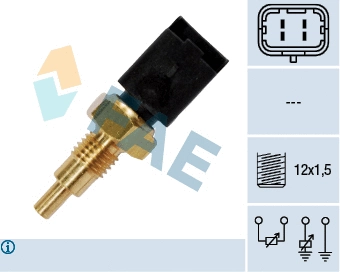 Sensor, coolant temperature (33723)