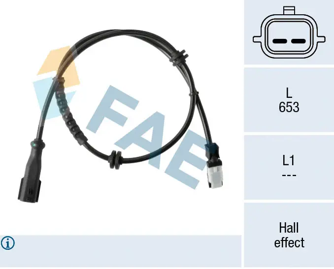 Sensor, wheel speed (78331)