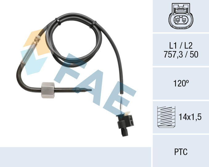 Sensor, exhaust gas temperature (68050)