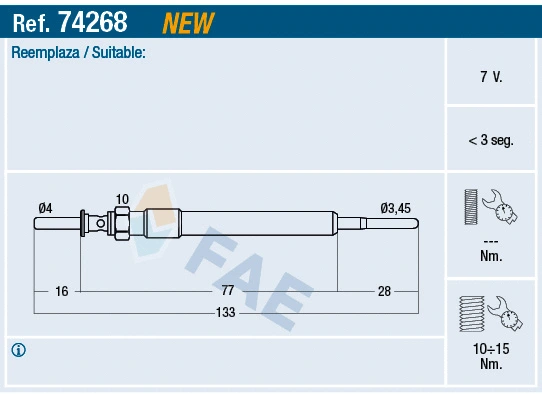Glow Plug (74268)