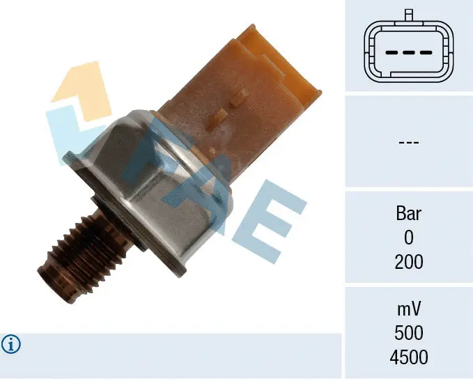 Sensor, fuel pressure (15607)