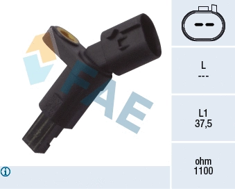 Sensor, wheel speed (78016)
