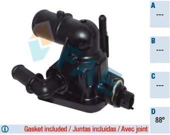 Thermostat, coolant (5325588)
