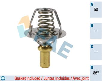Thermostat, coolant (5203886)