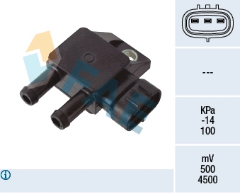 Sensor, exhaust pressure (16123)