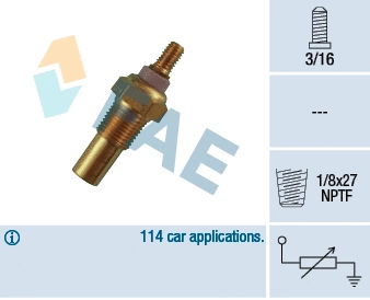Sensor, coolant temperature (32190)