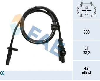 Sensor, wheel speed (78222)
