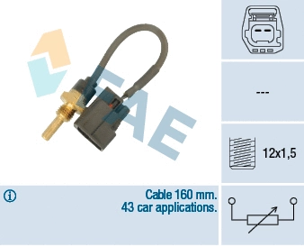 Sensor, coolant temperature (32425)