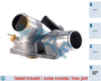 Thermostat, coolant (5321492)
