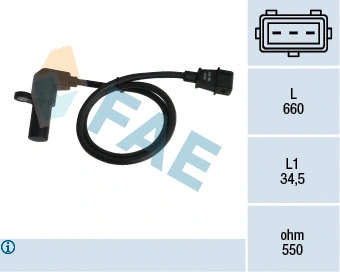 Sensor, crankshaft pulse (79070)