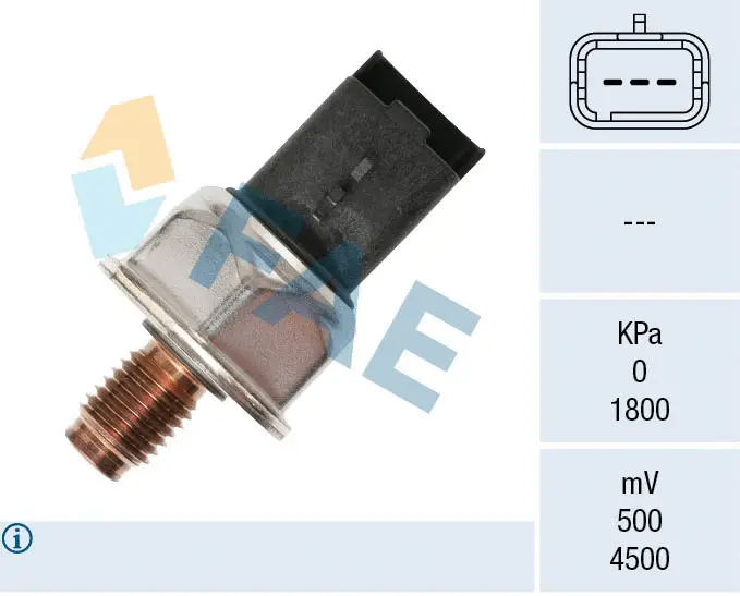 Sensor, fuel pressure (15602)