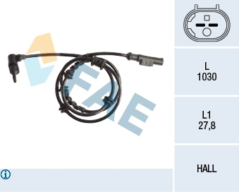 Sensor, wheel speed (78246)