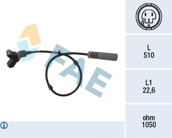 Sensor, wheel speed (78005)