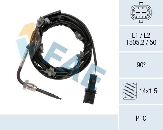 Sensor, exhaust gas temperature (68088)