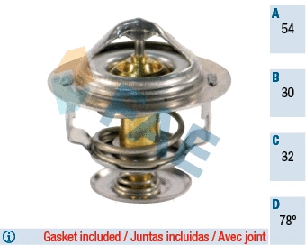 Thermostat, coolant (5302378)