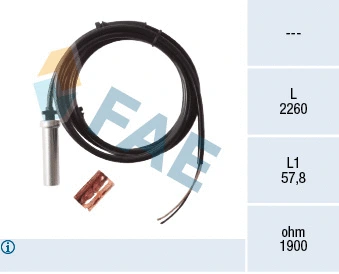 Sensor, wheel speed (78398)
