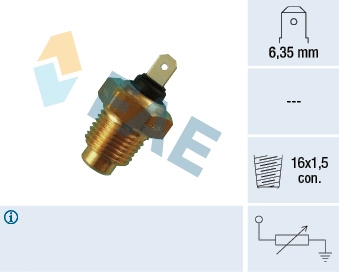 Sensor, coolant temperature (31140)