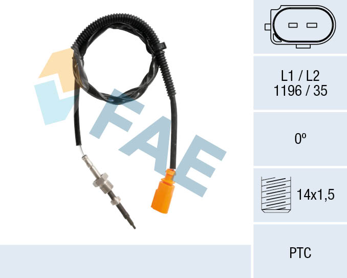 Sensor, exhaust gas temperature (68126)