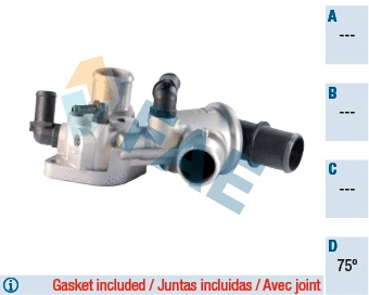 Thermostat, coolant (5340475)