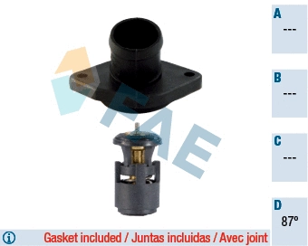Thermostat, coolant (5322887)