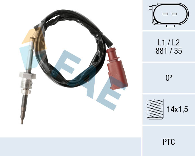 Sensor, exhaust gas temperature (68017)