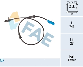 Sensor, wheel speed (78302)