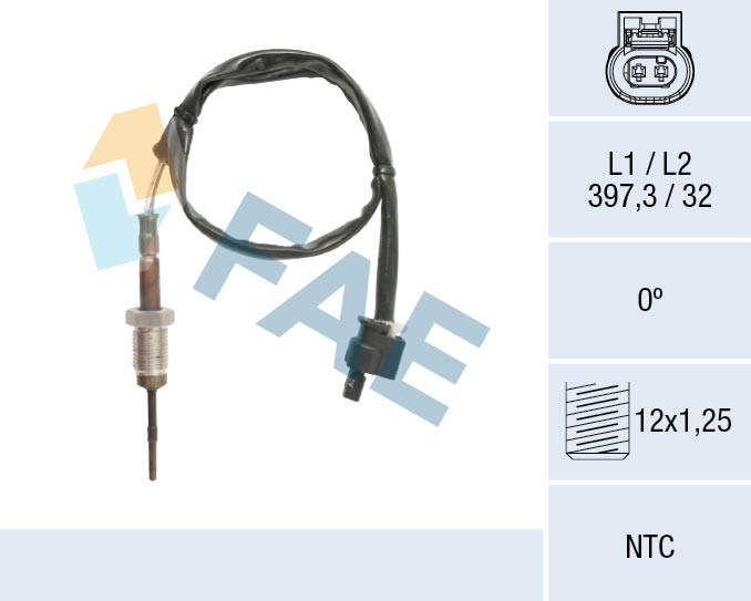 Sensor, exhaust gas temperature (68607)
