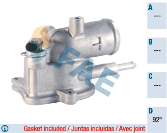 Thermostat, coolant (5350092)