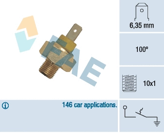 Temperature Switch, coolant warning lamp (35350)
