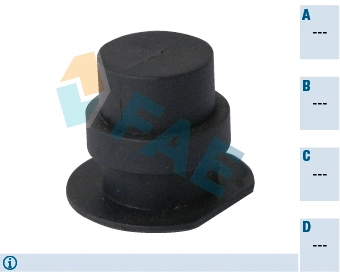 Sealing Plug, coolant flange (54000)