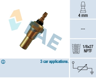 Sensor, coolant temperature (32460)