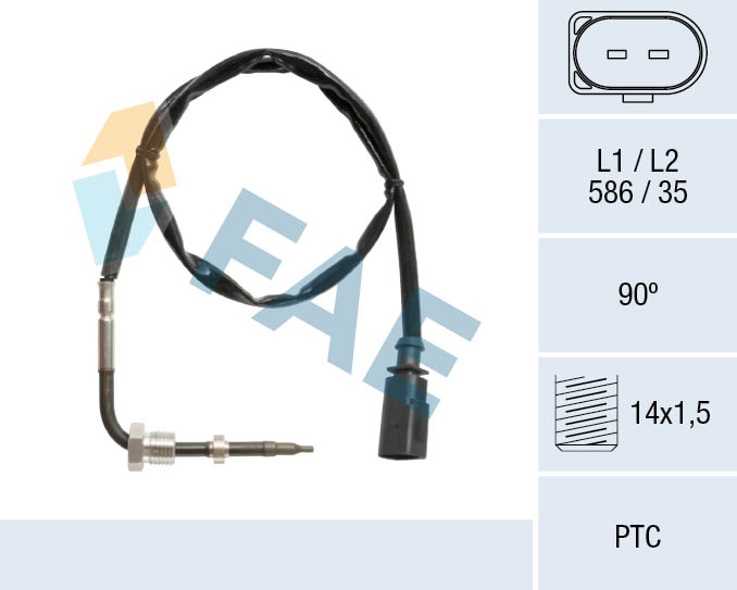 Sensor, exhaust gas temperature (68113)