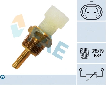 Sensor, coolant temperature (33345)