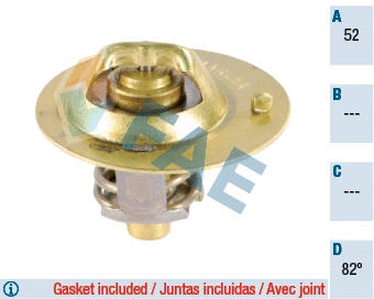 Thermostat, coolant (5320582)