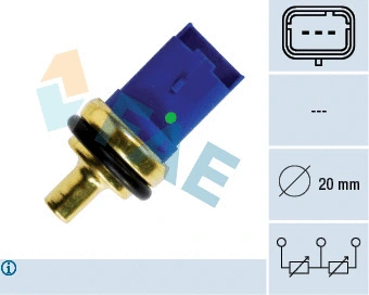 Sensor, coolant temperature (33790)