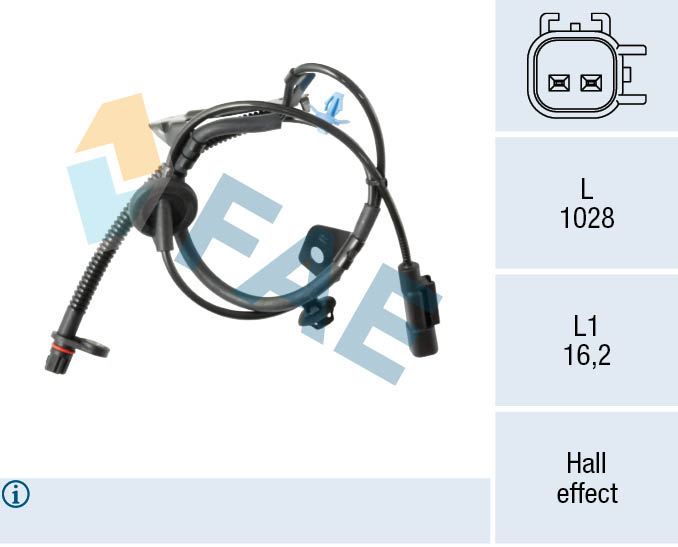 Sensor, wheel speed (78633)