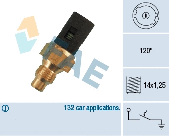 Temperature Switch, coolant warning lamp (35250)