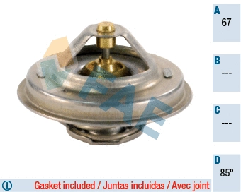 Thermostat, coolant (5204485)