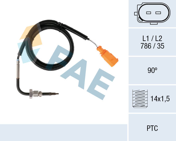 Sensor, exhaust gas temperature (68079)
