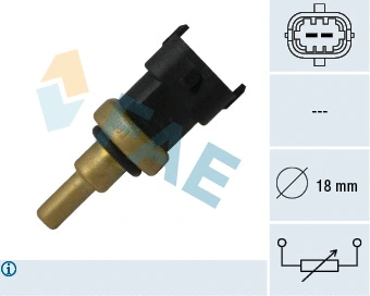 Sensor, coolant temperature (33495)