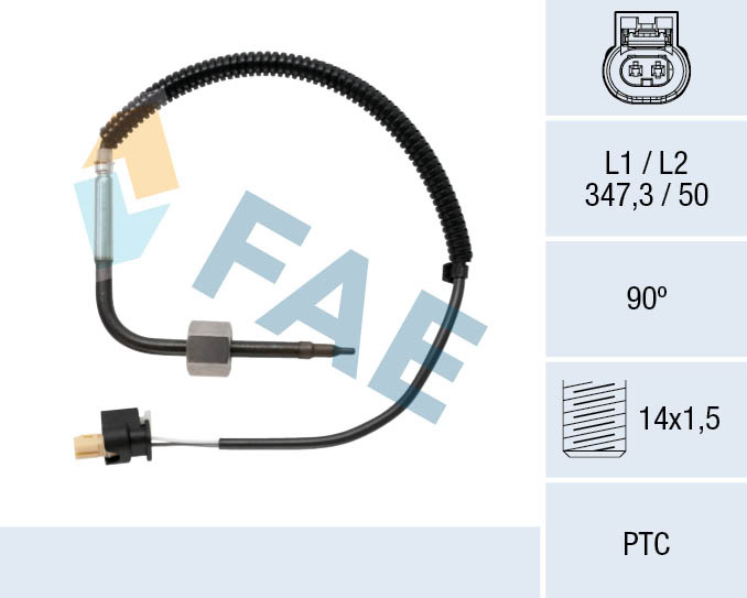 Sensor, exhaust gas temperature (68029)