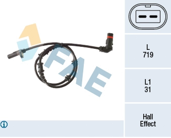 Sensor, wheel speed (78282)