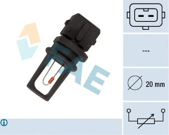 Sensor, exterior temperature (33505)