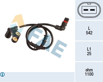 Sensor, wheel speed (78189)
