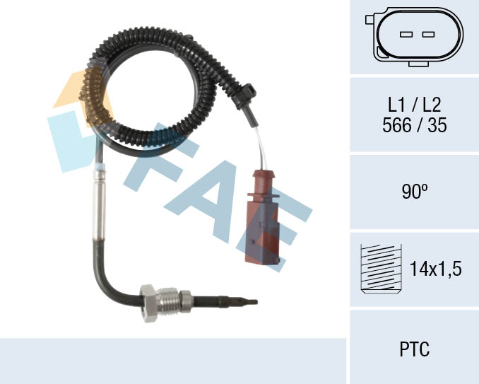 Sensor, exhaust gas temperature (68145)