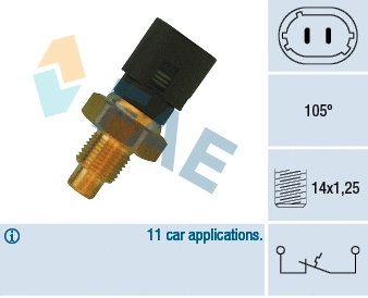 Temperature Switch, coolant warning lamp (35890)