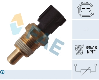 Sensor, coolant temperature (33335)