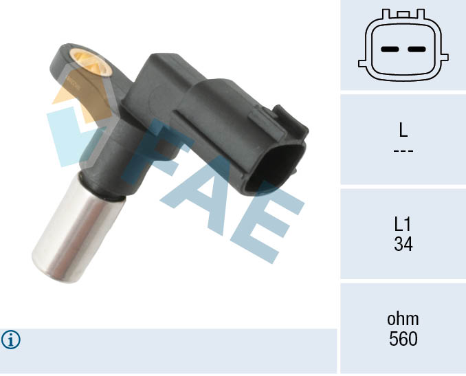 Sensor, crankshaft pulse (79013)