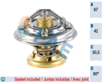 Thermostat, coolant (5320480)